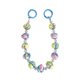 thumbnail image 4 of Llavero con cuentas jinwen adorno para bolso azul, 4 of 8