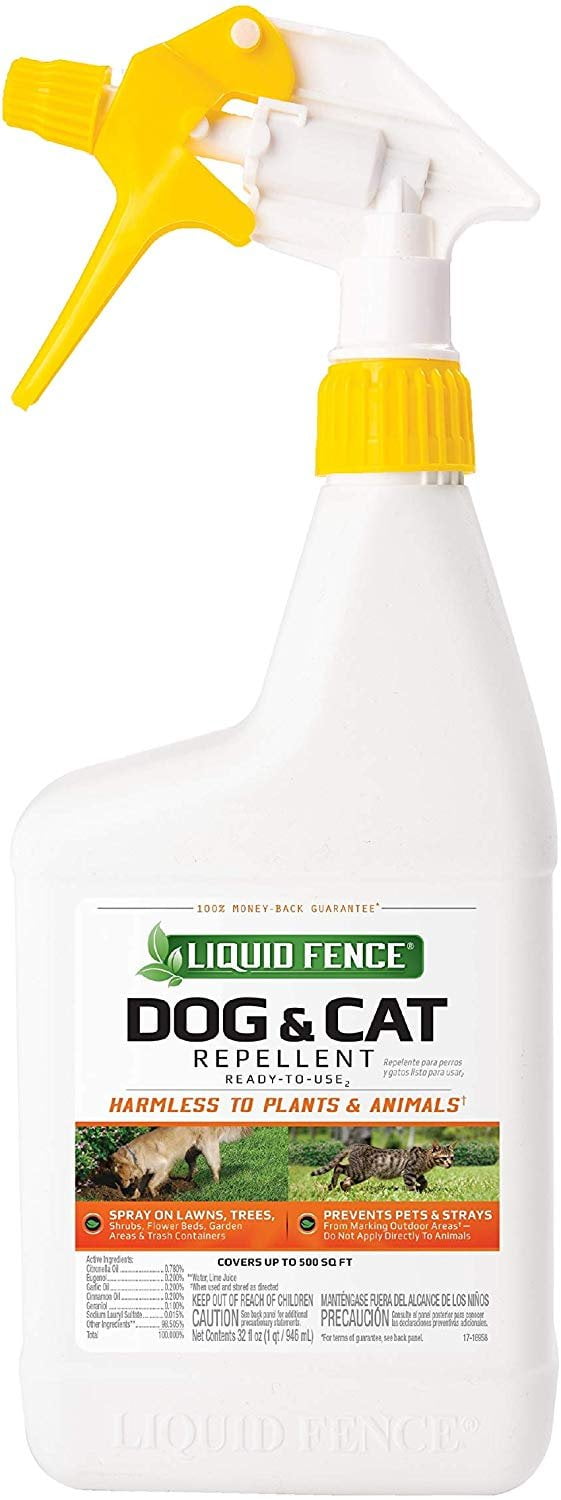Liquid Fence Dog Cat Repellent Ready To Use 32 Ounce Walmart Com Liquid Fence Dog Cat Repellent Ready To Use 32 Ounce Walmart Com