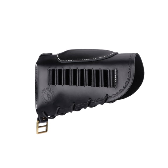 TOURBON Leather Recoil Pad  Extension Buttstock Cover -Black