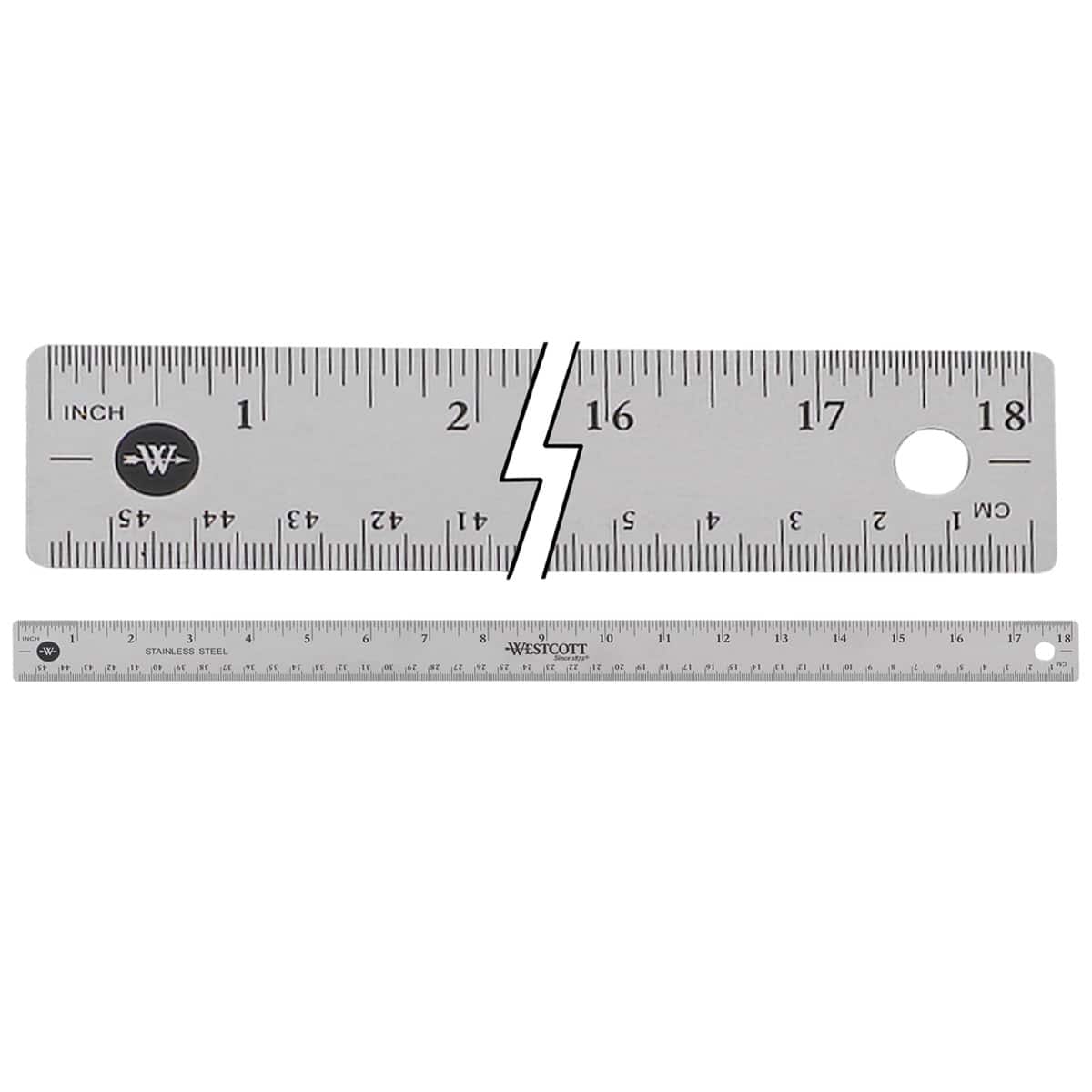 10 Pack: Westcott® Stainless Steel Ruler - Walmart.com