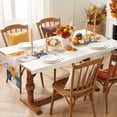thumbnail image 3 of Navy Blue Pumpkins Fall Cotton Linen Rectangle Table Runners 13"x60", Thanksgiving Eucalyptus Farmhouse Coffee Table Runner Dresser Scarves Luxury Table Runners for Wedding Party Banquet Dinner Decor, 3 of 8