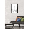 thumbnail image 2 of Line Art - New York Skyline Wall Poster, 14.725" x 22.375", Framed, 2 of 3