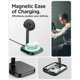 thumbnail image 3 of Cargador inalámbrico Spigen MagSafe de 15 W con doble soporte negro, 3 of 6