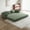 Green, variant on 79" Convertible Sleeper Sofa Bed, Chenille Folding Mattress Couch with Side Pocket, Cylindrical Pillow and Fixed-Shape Frame, Floor Sofa Lounge Couch for Living Room, Grey