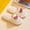 White, variant on Womens Linen Slippers Cute Fruit House Shoes Breathable Summer Indoor Slides Anti-Slip Soft Sole for Home Spa