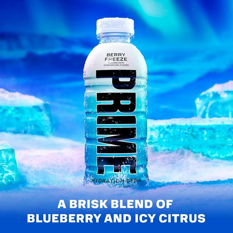 Prime Hydration Sports Drink, Berry Freeze, 16.9 fl oz, Bottle