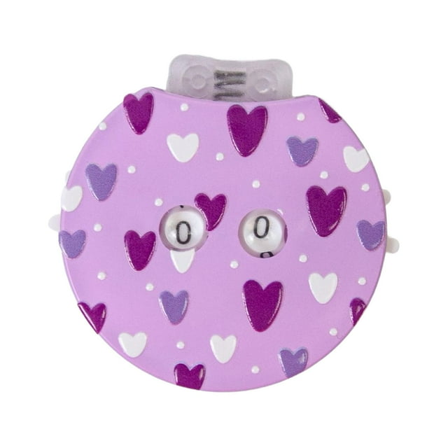 Rongfmy Knitting Counter Portable for Sweater Hat Scarf Mini Knitting Crochet Marker Purple
