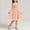Pink, variant on ITSAME Girls Casual Dress, Flutter Ruffle Square Neck Sleeveless Summer Fashion Puffy Tulle A-Line Dress Pink 9-10T