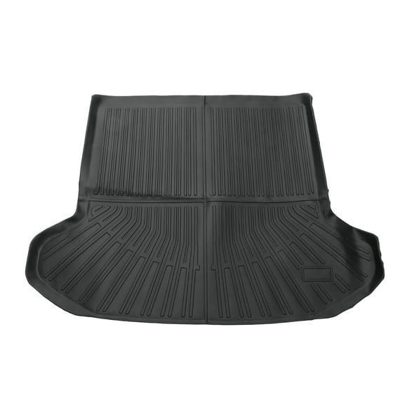 Alfombrilla de carga Unique Bargains para maletero de Kia Sportage 2023-2024 Solo se ajusta con Subwoofer Negro TPE 1 Pc Cara plana Patrón de rayas