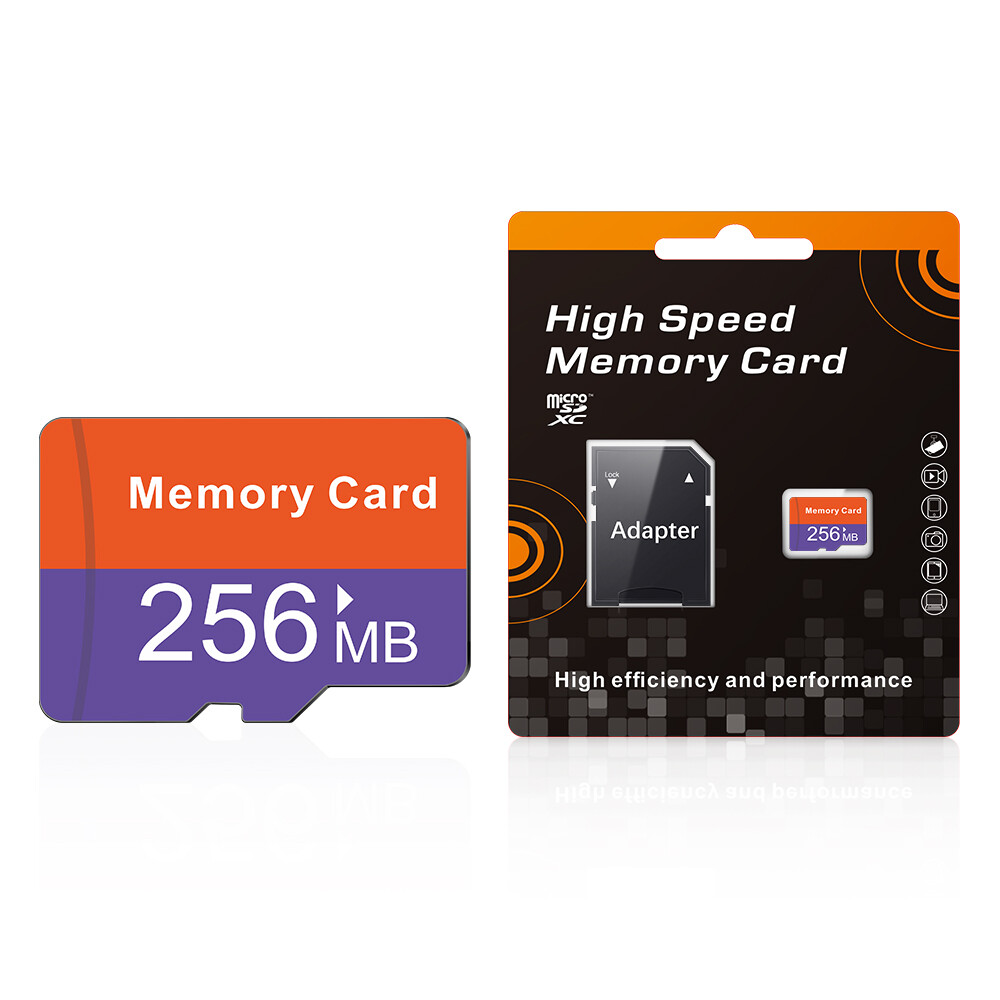 Wholesale 100pcs 256MB Micro SD Card Flash TF Cards SD Card Class 4 Memory Cards