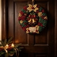 thumbnail image 6 of Clearance! Christmas 3D Fabric Poke Wreath DIY Kit for Adults & Beginners , Holiday Gift for Home Hanging Decor (Bell), 6 of 7
