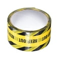 thumbnail image 4 of Caution Warning Stripe Sticker Adhesive Tape KEEP OUT Marking, 82 Ft x 2 Inch(LxW), Yellow Black, 4 of 5
