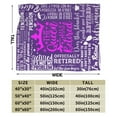 thumbnail image 3 of LHSHID Retirement Gifts For Women Throw Blanket Soft Fuzzy Fleece Blanket For Couch Bed Living Room Decoration 50x60in, 3 of 6