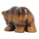 thumbnail image 3 of 1.5in Crystal Bear Decor Handicraft Delicate Bear Statue Animal Figurine for Tables Desks Entryway Yellow Tiger S Eye, 3 of 3