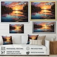 thumbnail image 4 of Designart "Morning Reflections in Canada I" Landscapes Floater Framed Canvas Art Print, 4 of 7