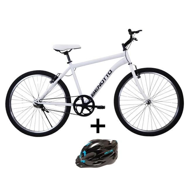 Combo Bicicleta Benotto PMO R26 1V Hombre con Casco Talla L