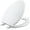 White, variant on Kohler K-4774-47 Brevia Quick-Release Elongated Toilet Seat - Almond