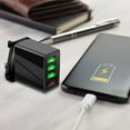 thumbnail image 4 of Adaptateur de Voyage USB 3 Ports Prise Cube International pour iPhone iPad, 4 of 4