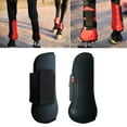thumbnail image 3 of S SERENABLE 2 Pcs Bottes de Tendon de Cheval Bottes de Jambe avant Arrière Protection de Jambe de Cheval TG avant, 3 of 9