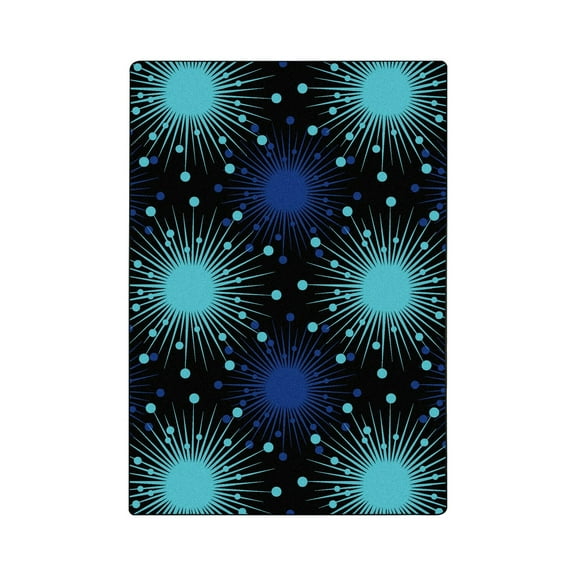 Cosmopolitan 10'9" x 13'2" Area Rug In Color Blue