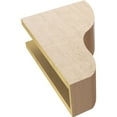 thumbnail image 6 of 5"W x 10"D x 15"H Classic Greensboro Rough Cedar Woodgrain TimberThane Corbel, Primed Tan, 6 of 6