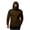 Coffee, variant on SnZhen Men's Hoodies With Face Mask Fall Winter Fashion Solid Color Long Sleeved Hooded Warm Pullover Sweatshirts Tops Army Green L