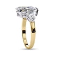 thumbnail image 3 of IGI Certified Lab Grown Diamond Ring | Center 11x7mm Pear Cut Three Stone Engagement Promise Rings For Women In 14k Solid Yellow Gold | F-G, VS-SI Quality (3.00 Ctw) Ring Size-6, 3 of 7