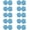 Blue, variant on 5 Pairs Silk Knot Cufflinks, Elastic Fabric Cufflinks Twist Dress Accessories Cuff Link for Shirts Coats