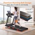 thumbnail image 3 of SONITU Folding Treadmill with 18% Auto Incline, 3.0 HP Under Desk Treadmill for Home & Office, 350 lbs Capacity, LED Display, 3 of 6