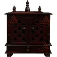 thumbnail image 2 of Homecrafts Handpainted Wooden Home Temple/ Home mandir/ god stand for home/ pooja stand/ home mandap/ pooja mandir with Doors and (Color-DRM3) (in Side LED Lights) Medium Size- 18x12x24 Inch, 2 of 8
