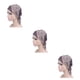 thumbnail image 4 of Turbante elástico Qarigey para mujer gorro de algodón bufanda preatada pañuelo para la cabeza sombrero de quimio talla única, 4 of 6