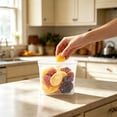 thumbnail image 6 of HOZADOIE Reusable Silicone Freezer Bags 6X4.6In, Sandwich Snack Food Storage Bags Stand up Baggies for Soup and Leftovers, Microwave Oven Safe, S, 6 of 6