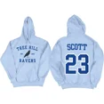 thumbnail image 2 of Chandails à Capuchon pour Femmes TREE HILL RAVENS Scott23 Chandails en Molleton Graphiques Keith Scott Pullovers, 2 of 8