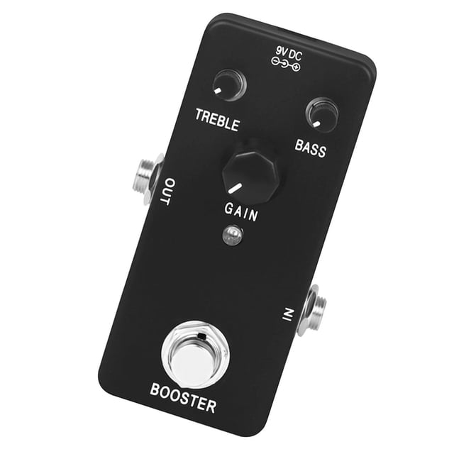 BESTYASH Delay Estéreo Para Guitarra Eléctrica Con Simple Y Material Resistente ABS Negro