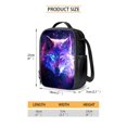 thumbnail image 4 of ZUXONGSY Wolf Galaxy Print Backpack for Boys Girls School Bag Middle High Schoolbag Bookbag with Lunch Box Pencil Case and Water Bottle Holder 4 In 1 Back to School Supplies, 4 of 6