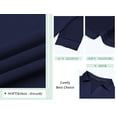 thumbnail image 5 of Fantaslook Womens Blouses Collared V Neck 3/4 Sleeve Shirts Business Casual Tops Work Blouse, 5 of 7