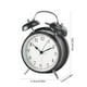 thumbnail image 3 of Pequeño reloj despertador de metal gemelo ruidoso, silencioso, con luz nocturna, 3 of 7