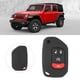 thumbnail image 3 of Akozon Carcasa para Llave Funda para Llave de Coche Funda Protectora de Silicona Reemplazo de 4 Botones Aptos para Jeep Wrangler JL 2018+ EOTVIA No, 3 of 6