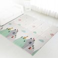 thumbnail image 4 of Lizilangalay Tapis Pliant pour Bébé, Tapis de Rampement Portable Extra Grand Épaissi, Réversible Imperméable Portable Double Face pour Enfants Bébé Tout-Petit Usage Extérieur Ou Intérieur Non Toxique, 4 of 6
