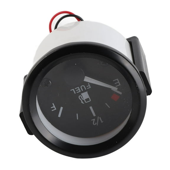 2'' 52mm Fuel Level Gauge, Pointer 12V Car Fuel Tank Meter With LED Backlight Rim Automotive Gauges With Fittings