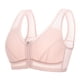 thumbnail image 2 of Karight Bras for Women No Underwire Front Zipper Closure Push Up Bralette Plus Size Full Coverage Mesh Underwear Everyday Bras, 2 of 9