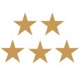 thumbnail image 1 of TEACHER CREATED RESOURCES (12 PK) STICKERS GOLD STARS FOIL, 1 of 1