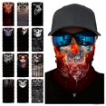thumbnail image 2 of Bufanda mágica de media cara con diseño de calavera, sin costuras, protección cálida para el cuello, equipo para exteriores, máscara, 2 of 7