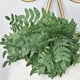 thumbnail image 4 of Ramo de simulación de hojas de árbol de pagoda flor de simulación de boda decoración de hotel de boda arreglo floral verde 52 cm tela de seda/alambre recubierto de plástico, 4 of 12