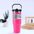 thumbnail image 4 of Vaso Térmico De 30oz Acero Inoxidable&nbsp;con Popote Y Asa, 4 of 7