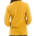 thumbnail image 4 of Big Size Choose Rescued Ring Spun Cotton Premium Long Sleeve Graphic Shirt - Mustard 3XL, 4 of 4