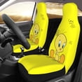 thumbnail image 2 of Tweety-Bird 2 Pcs Car Seat Covers, Soft Universal Auto Seat Covers, Seat Protector Interior Accessories Decoration Fits Most Cars, Suvs, Trucks, And Vans, 2 of 9