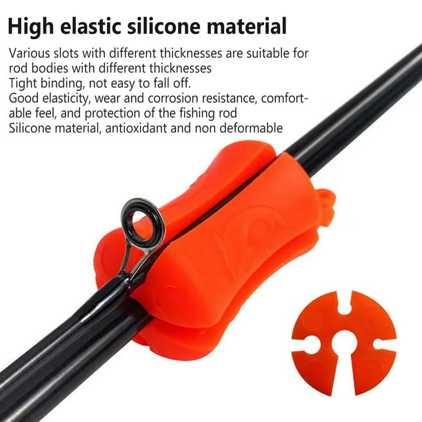 Fishing Rod Fixed Ball Soft Silicone Wear Resistant Durable