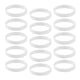 thumbnail image 5 of Pulsera de silicona Sunnimix 15 piezas de goma de Moda Blanco, 5 of 7