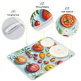 thumbnail image 3 of Yayeee Dish Drying Mat for Kitchen Counter 16"x18" Microfiber Absorbent Pad, Yellow Tomatoes, 3 of 7